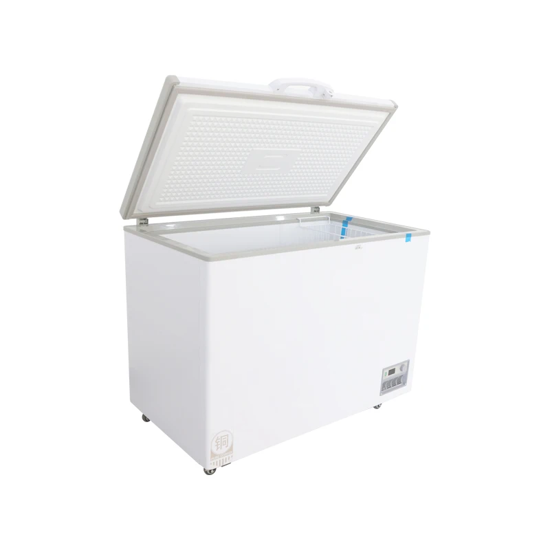 Energy Saving Solar Powered Ice Cream Freezer Factory Direct Sales Top Open Deep Chest Freezer For Outdoor Use
