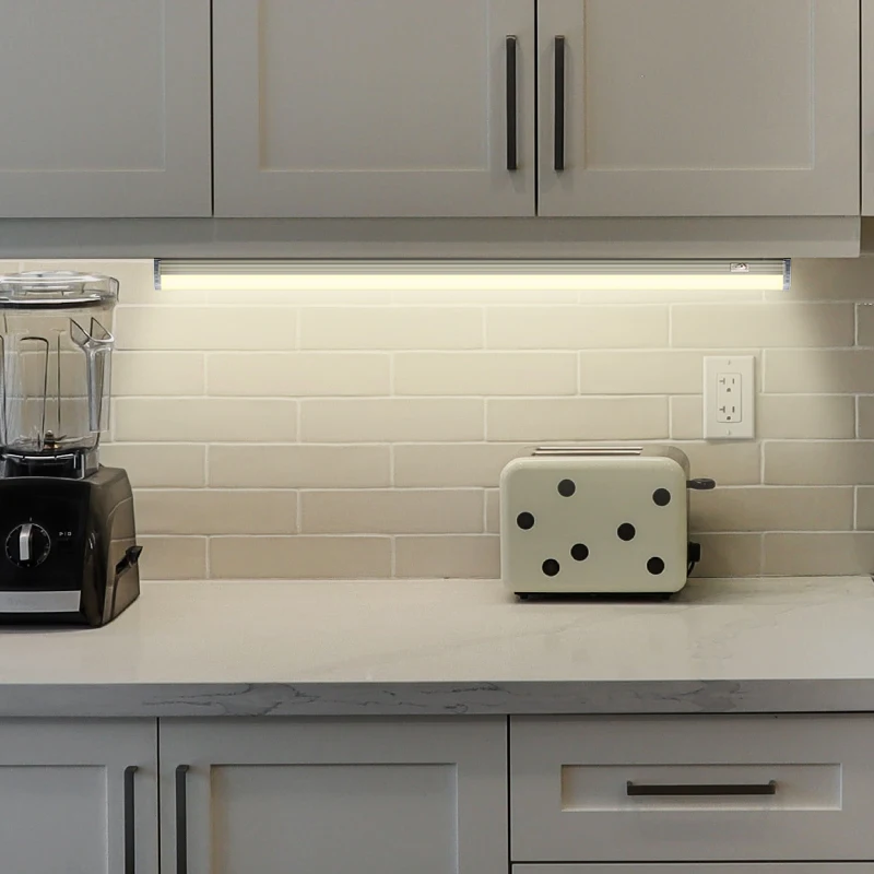 Kitchen under Led Cabinet lamp 1Ft 2Ft 3Ft 4Ft 4w 9w 12w aluminum linkable Square dimmable T5 tube Light