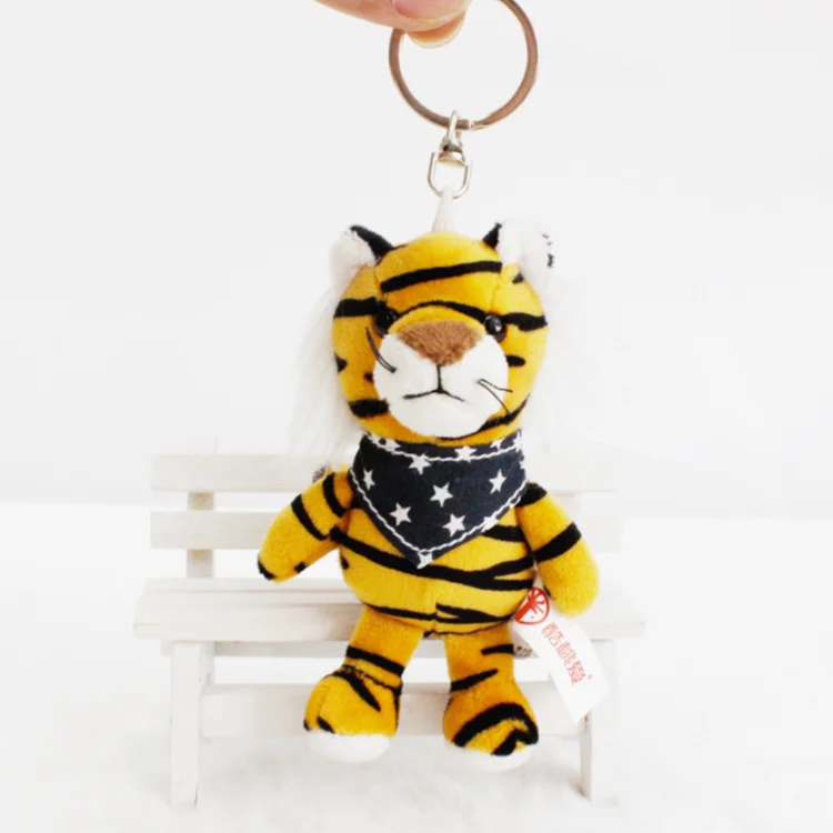 Nice quality custom stuffed animal keychain plush toy keychain