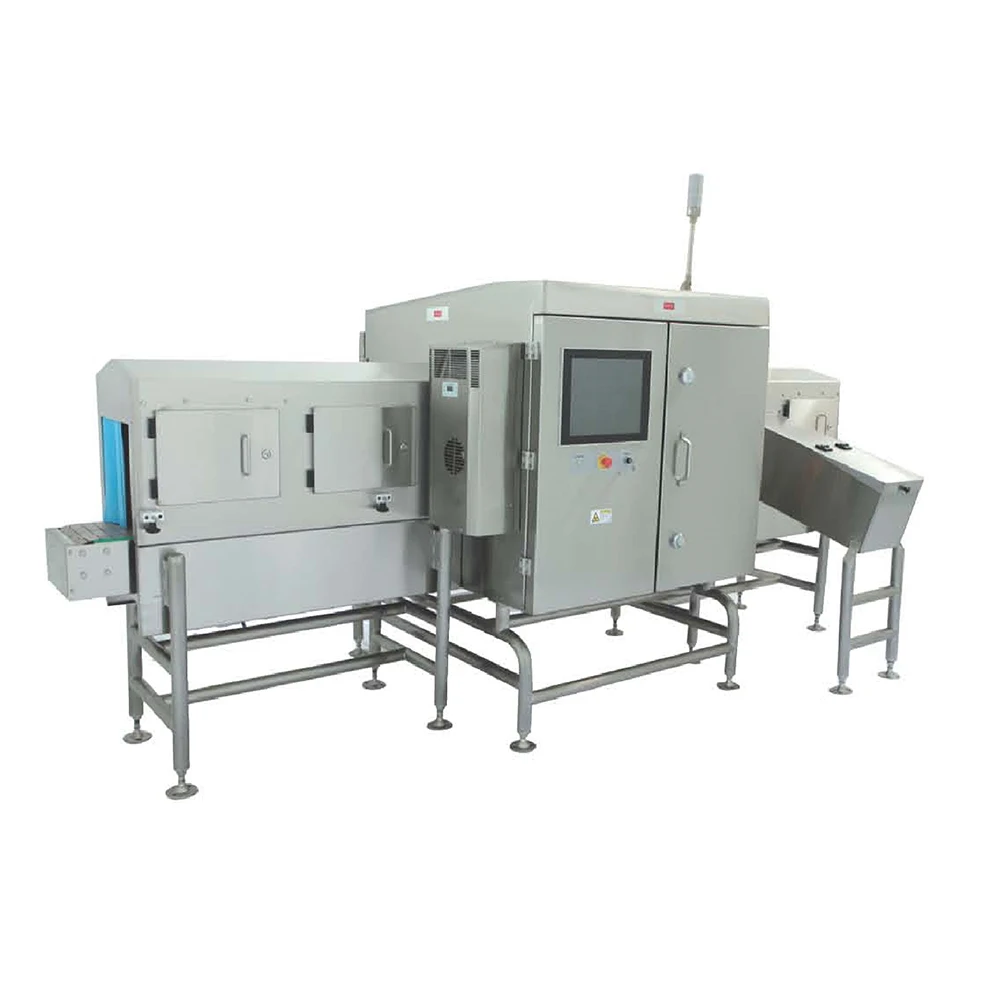 Dual beam X-ray inspection system for metal canned products x ray machine for glass can