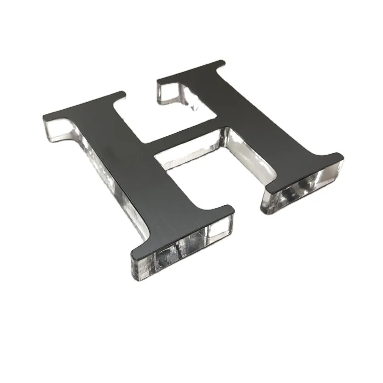 Flat cut acrylic letter sign Custom Acrylic Signage Logo Plastic Alphabet 3D Acrylic Sign Letters