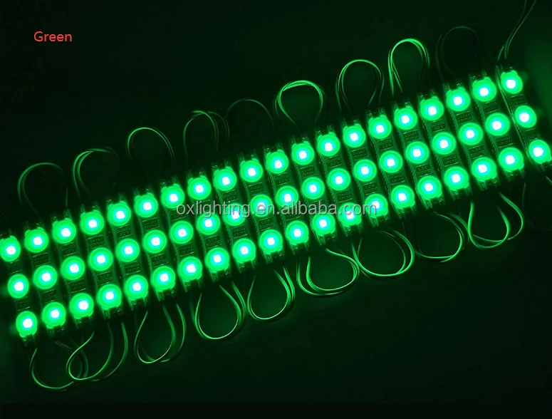 High Power Super Brightness 3 LEDS SMD 2835 1.5W 12V Waterproof IP68 Injection Led Module Light For Signs Advertising Signage