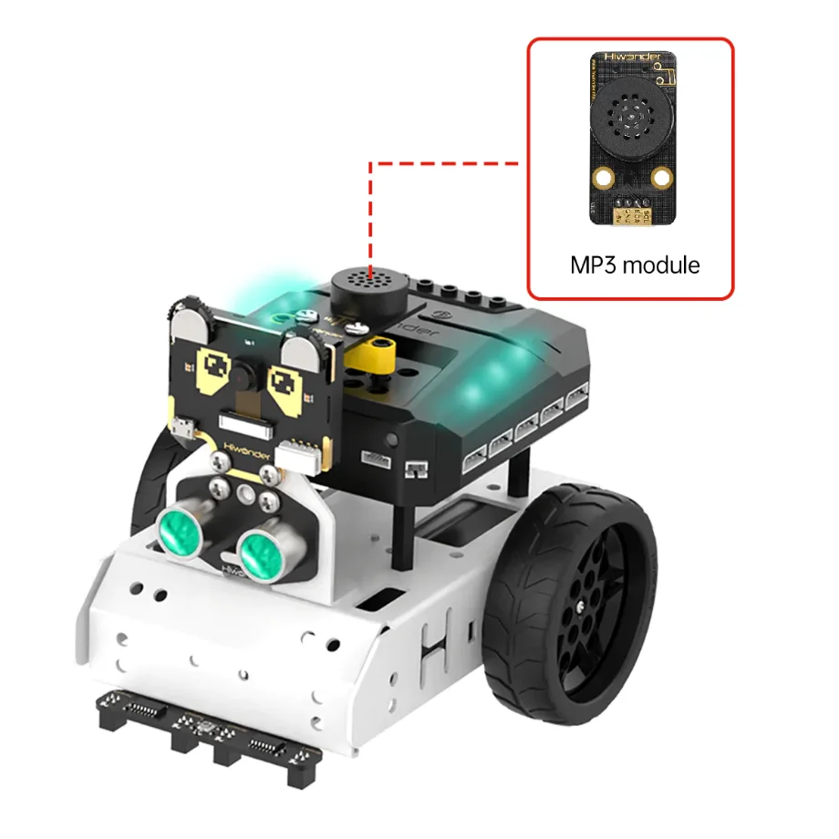 Educational Robot Kit Line Following Robot Car with AI Recognition Function for Robot Learning