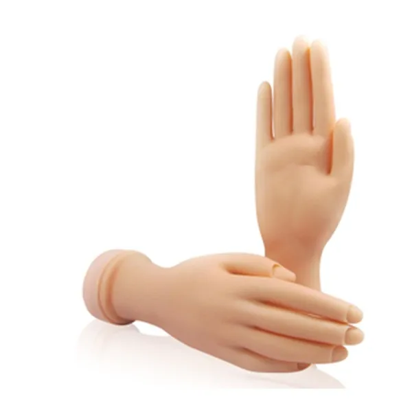 Newest Lifelike Art Model Female Silicone Practice Hand Mannequin For Nail
