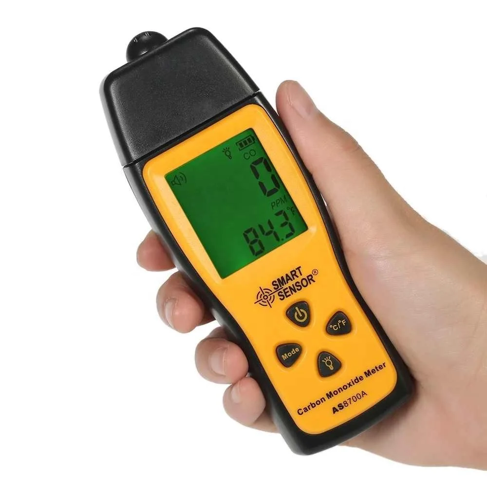 Умный датчик 0-1000ppm CO детектор качества воздуха ручной измеритель угарного газа с высокой точностью тестер