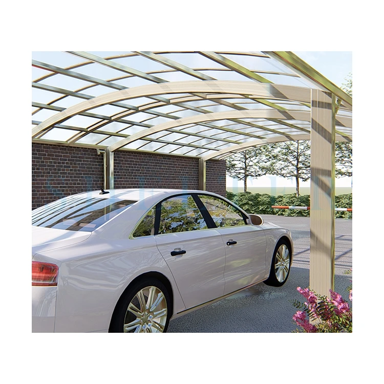 Modern 10x10 Metal Carport Car Shed Metal Frame Storage Sheds