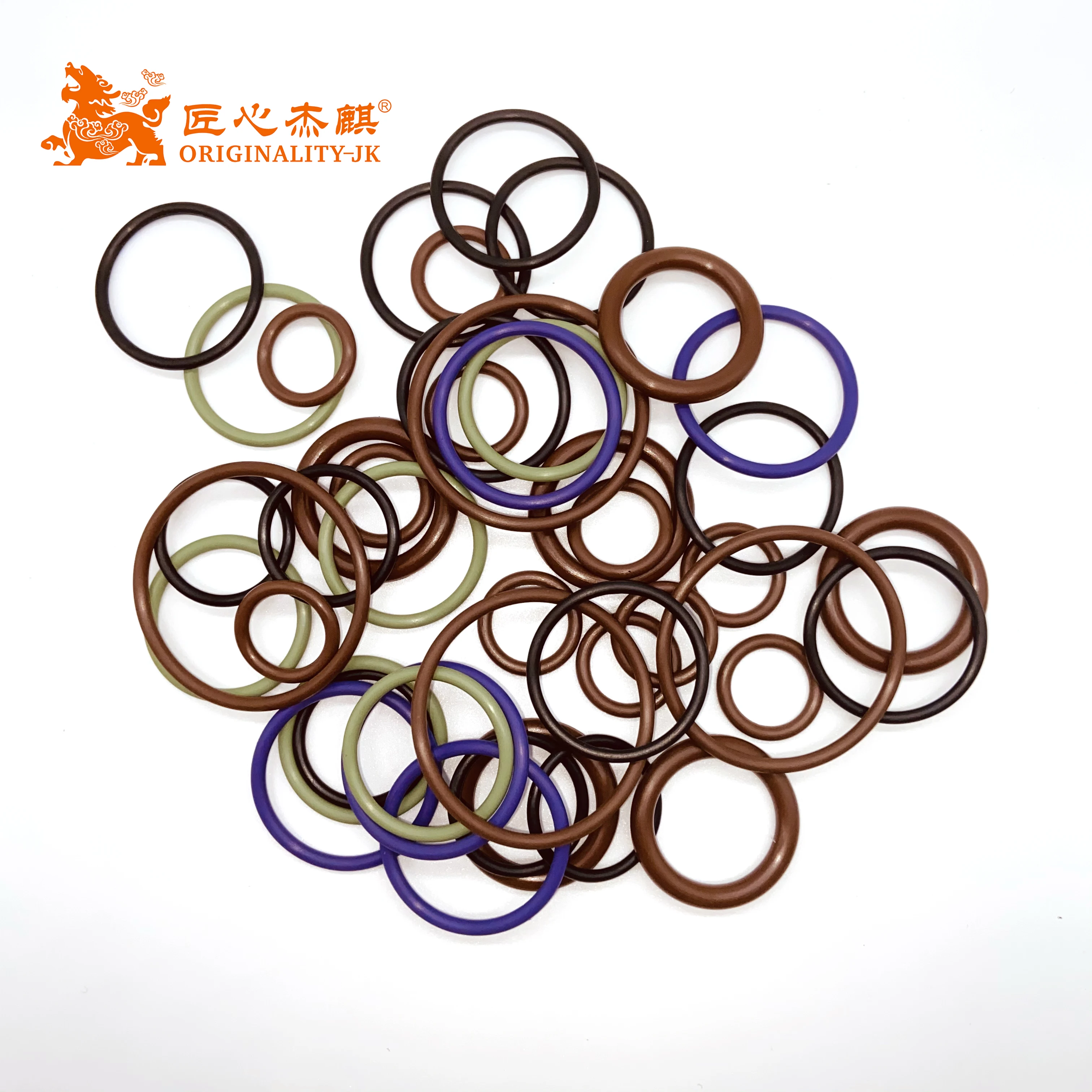 High quality fkm O-ring / ffkm O-ring / ffkm sealing ring, used to seal FPM rubber, resistant to medium corrosion/Solvay