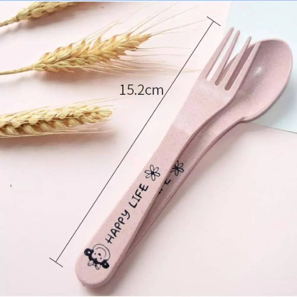 Eco-friendly Food Grade Kids Use Cute Panda Design Kids Child Tableware Sets