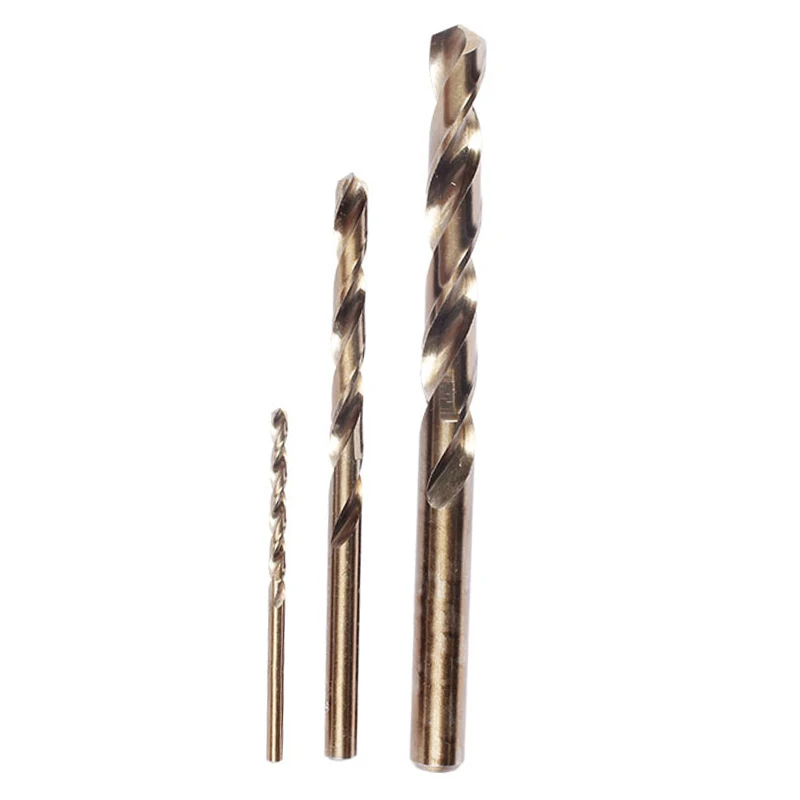 Factory direct supply DIN338 1-13mm HSS E Cobalt M35 Co5%  Hole Making Twist Drill Bits for Stainless steel
