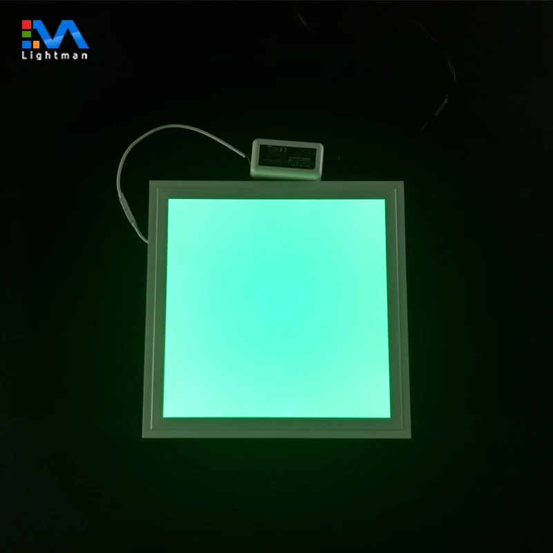 18 Вт 300x300 1x1 smd5050 milight dmx rgbw rgb cct Светодиодная потолочная панель