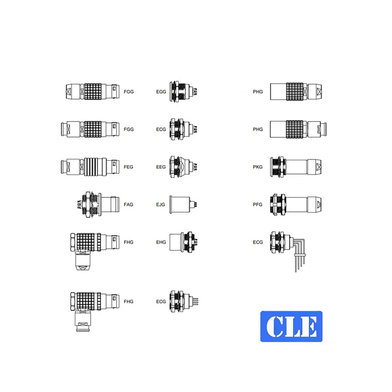 PHG.4K.318.CLAD120Z   connector FGG plug push-pull self-locking aviation plug waterproof aviation plug