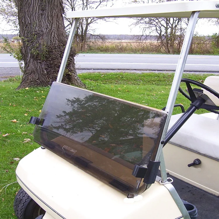 Custom Club Car DS 2000.5-UP Golf Cart Tinted Folding Front Windshield