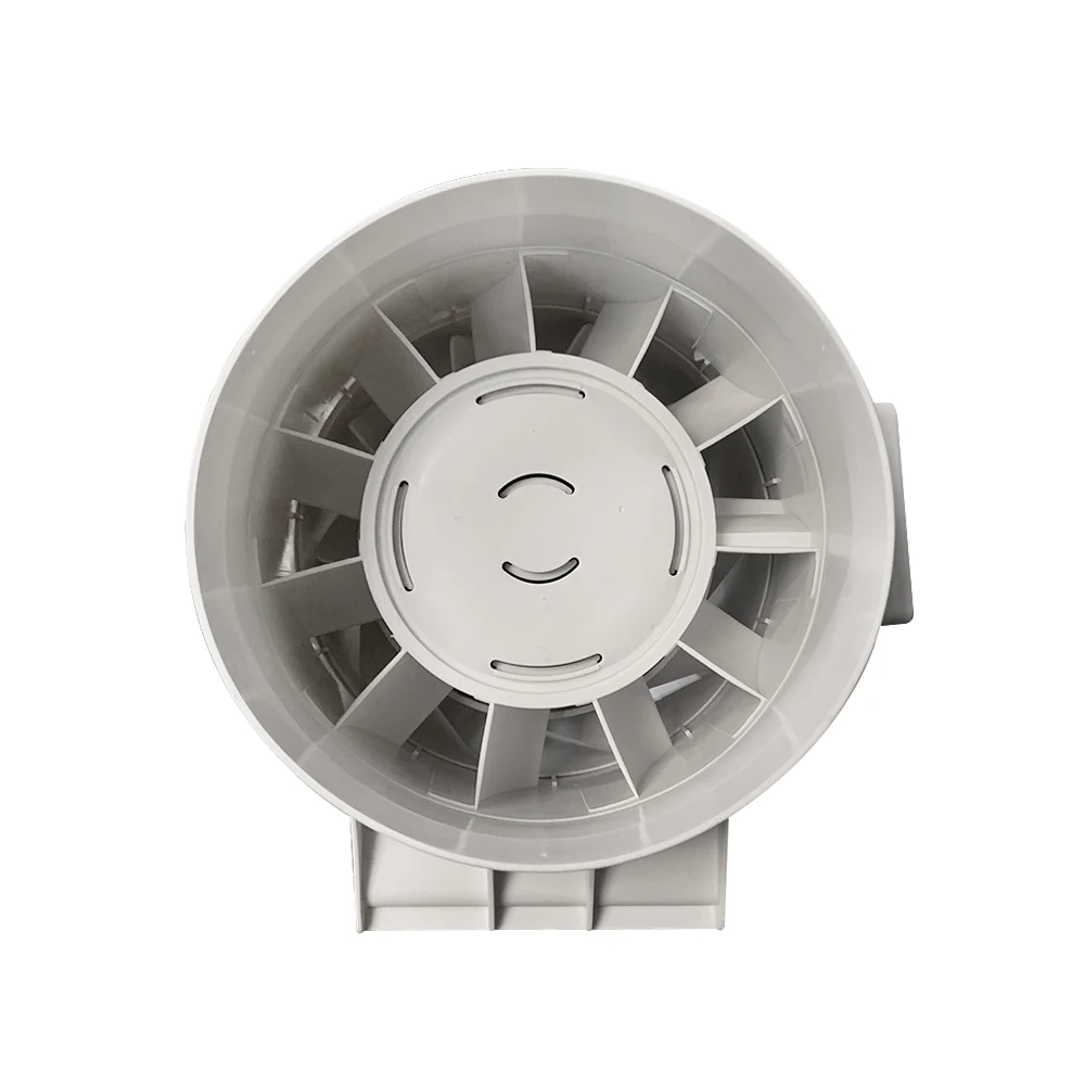 Inline Grow Greenhouse Ventilation Circular Extraction Fans 8 Inch 200MM Diameter Centrifugal Fan AC 220V with Temp Humidity