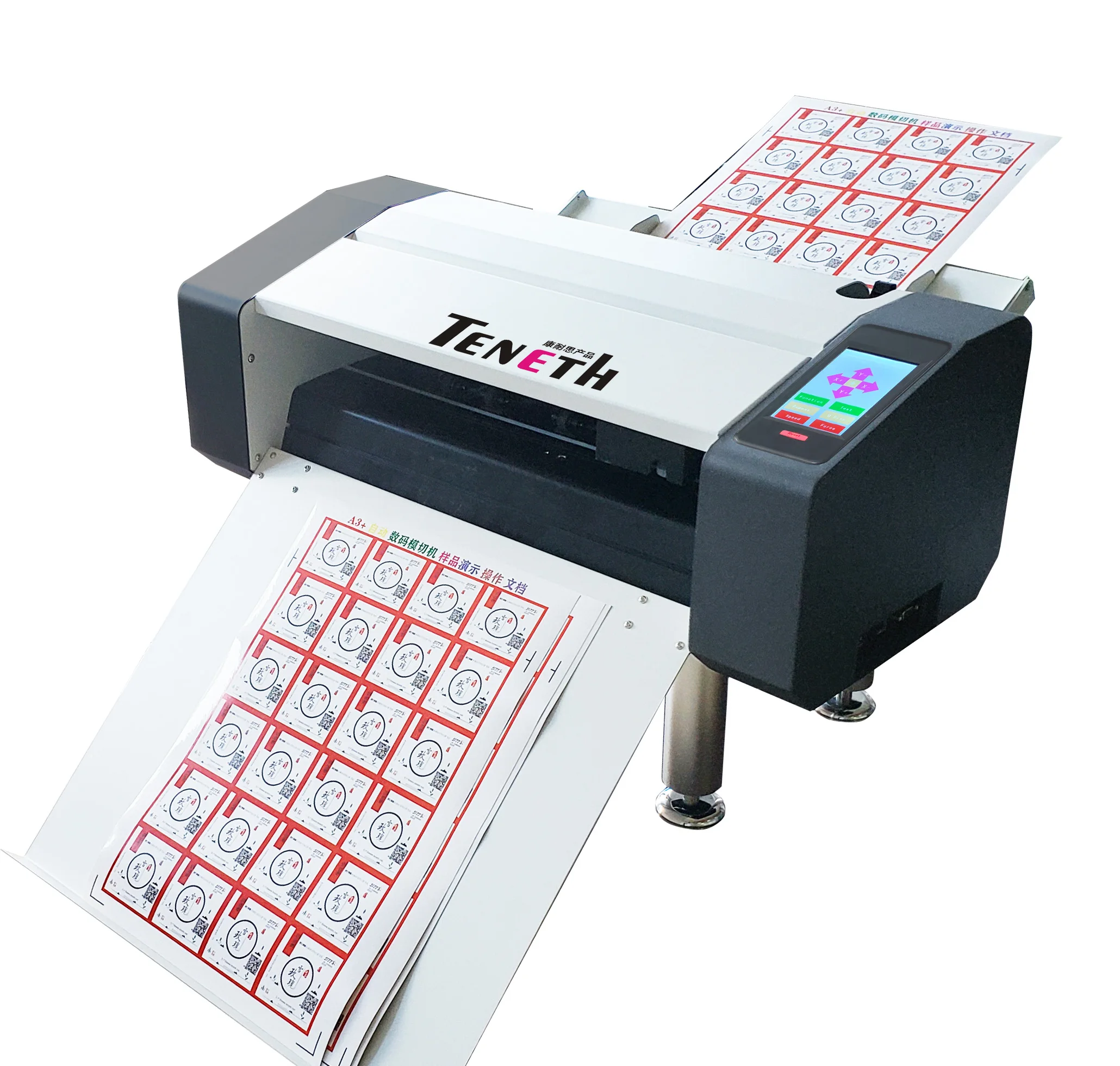 Multi Sheet Auto Feed Label Cutter Sticker Digital Die Cutting Machine Auto Feeding Contour Cutter