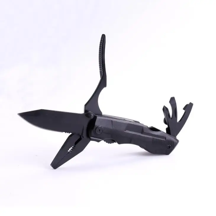 Outdoor Mini Multifunctional Hand Combination Pliers Tool Multi Tool Folding Plier with Camping Knife Custom Stainless Steel