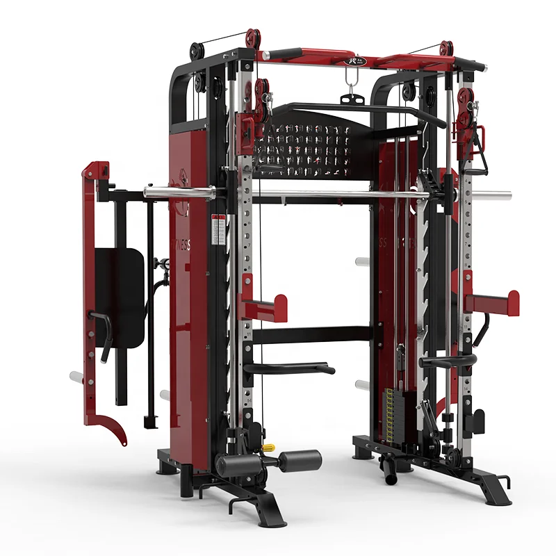 Multi Function Gym Equipment Smith Machine Multi Power Rack For Sale DY-9000