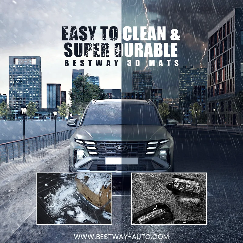 High Quality Car Floor Mat TPE 3D Car Mats Dustproof Easy Clean Carpet Car Foot Mat for Changan CS55