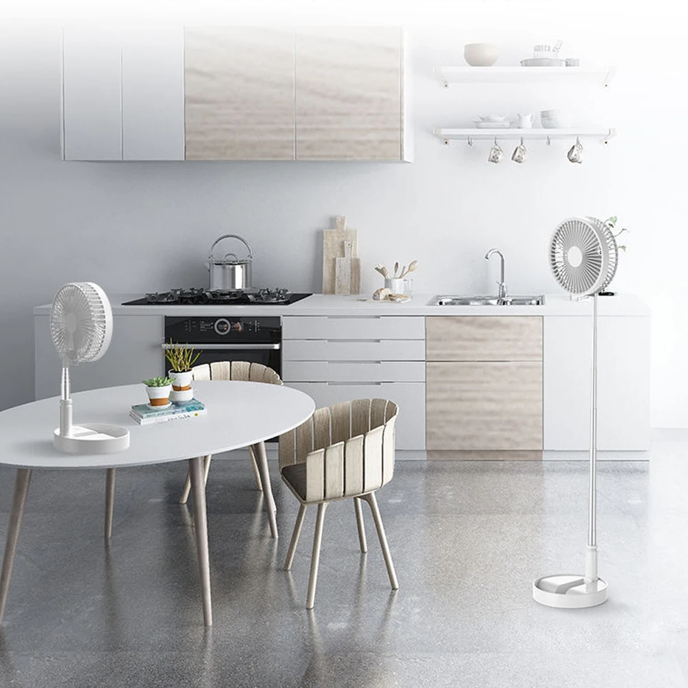 
Outdoor Stand Fans 8 Inch High Velocity Floor Round Standing Usb Wireless Rechargeble Electric Fan 