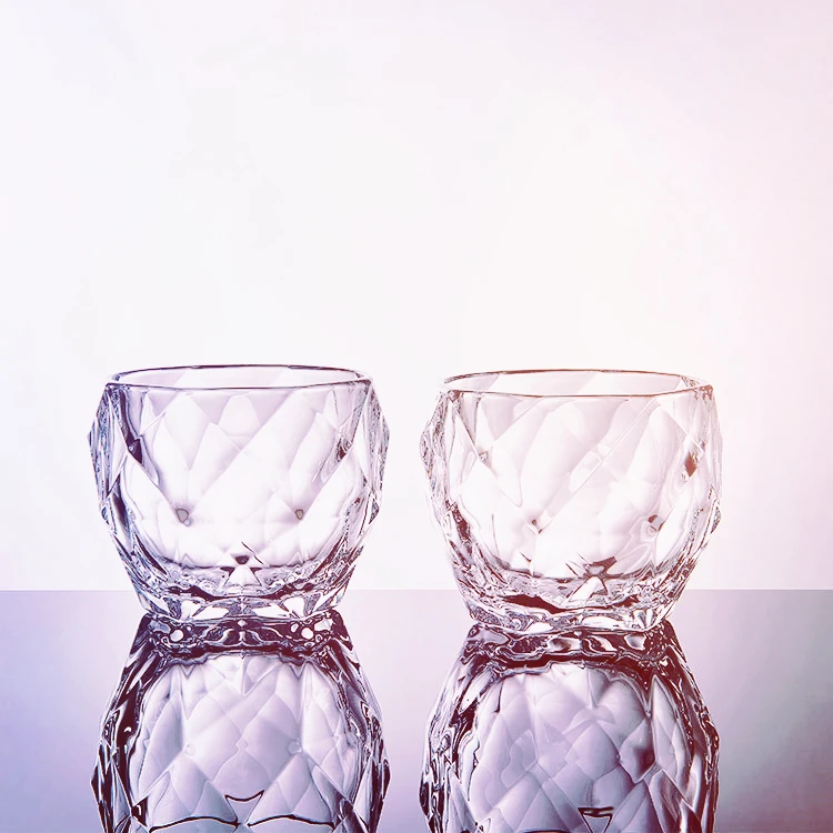 
10.6oz/300ml Tableware Diamond Crystal Whiskey Glass/Tumbler for Hotel and Restaurant 