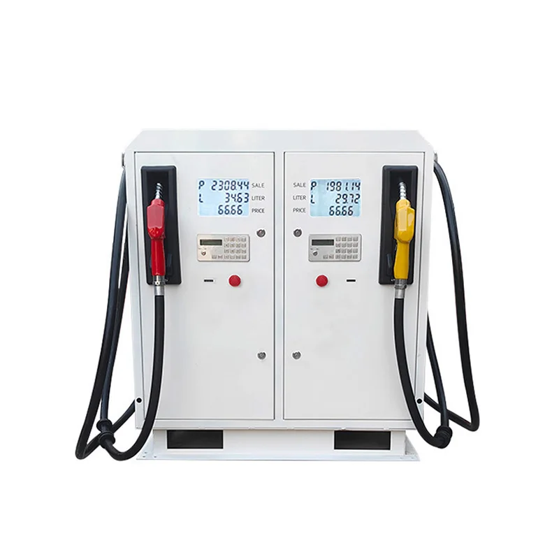 ZHXF 1000L 2 Hose Personal Commercial Gas Station Portable Mini Gas Station