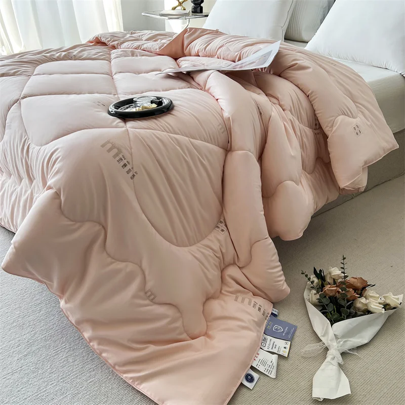 Hotel Luxury Full Twin Size Cheap Bed Sheets Winter Bedding Bedroom Quilt wool Comforter