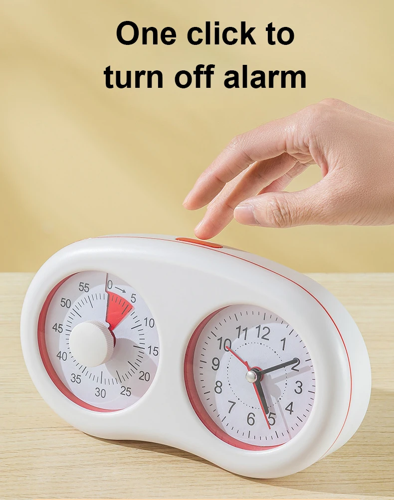Pomodoro Countdown Productivity Timer Time Management Google Timer Multi-function Visual Timer for Kids Study Table Clock