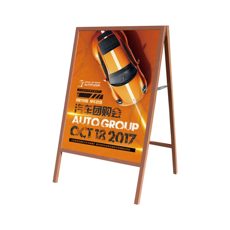 Advertising Support Board Sign Poster display stand racks Adjustable Metal Banner price tag table top holder photo frame