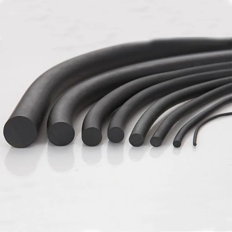 Factory Wholesale NBR FKM Rubber O-ring Rope EPDM Silicone O-Ring Cord Black Nitrile Oring Cord NBR Cord