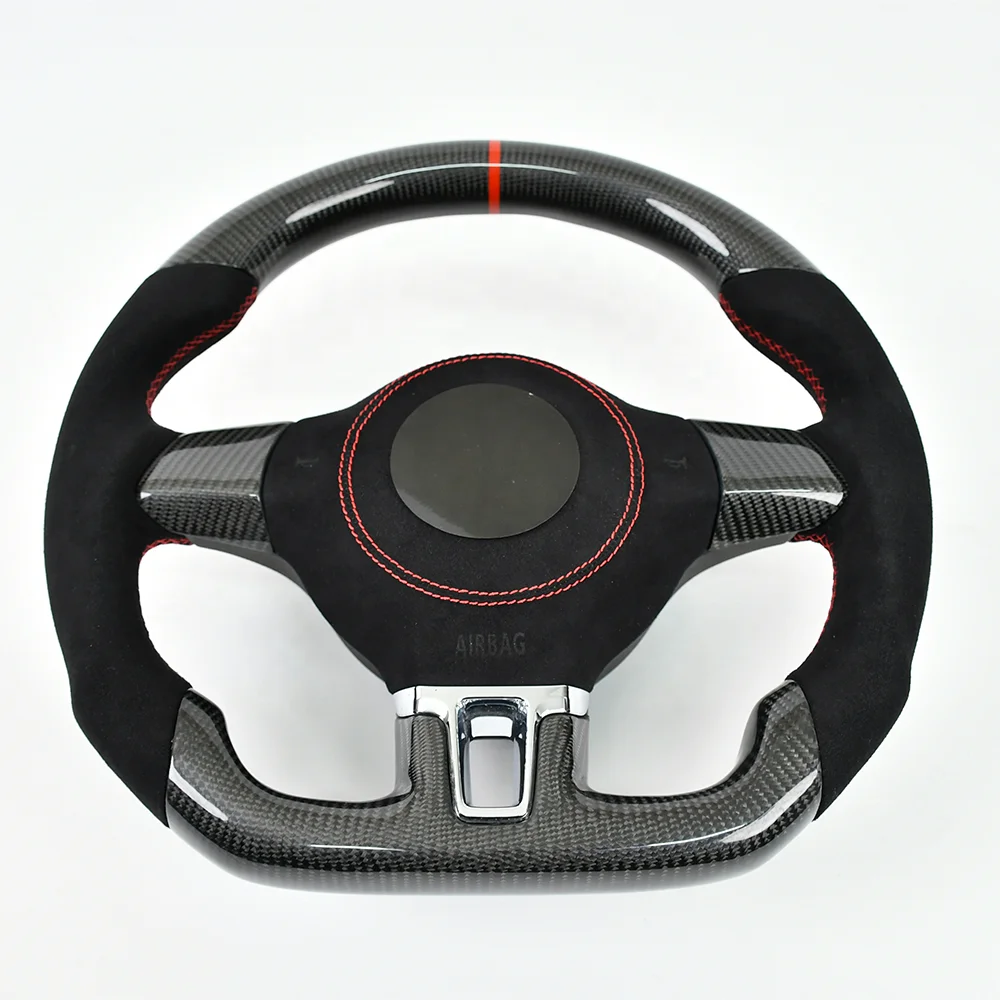 Рулевое колесо из углеродного волокна для VW 1500 1600 Сельский 181 2000 411 412 ABT Amarok AMEO 631 APOLLO Saloon ARTEON Atlantic