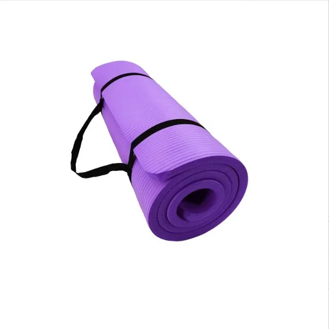 Comfortable NBR Material 8mm Thick Non - Slip fitness Mat Yoga Mat