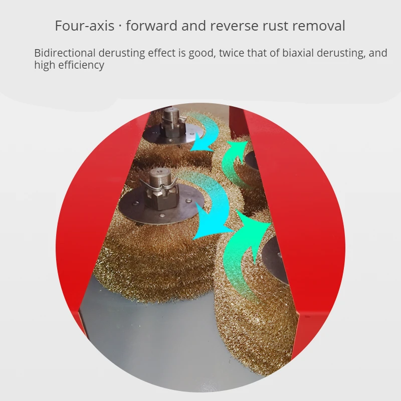 Automatic circular tube square pipe polishing  wire drawing machine