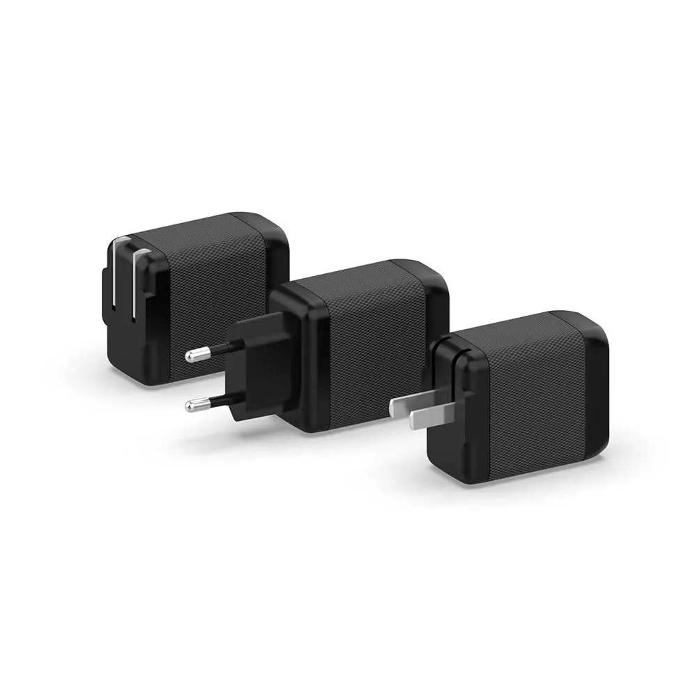 Оптовая продажа новинка сертификация Qc 3 0 Pd 30 Вт подходит для телефона двойной порт A C складное зарядное устройство
