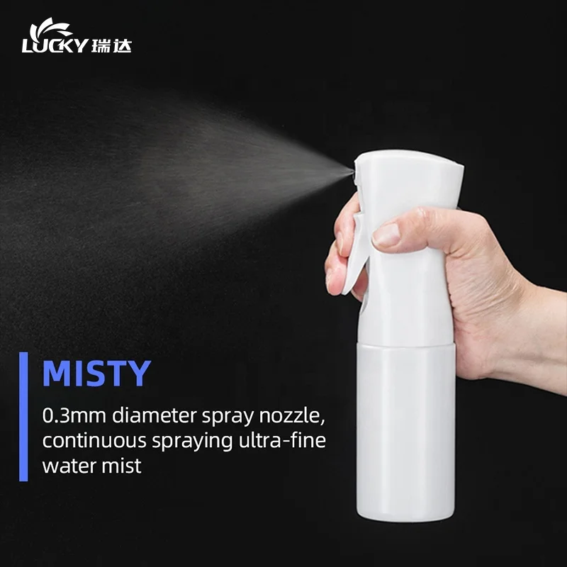 200ml colorful Hair Salon Continuous Fine mist Spray Bottle Personal care plastic empty bottle