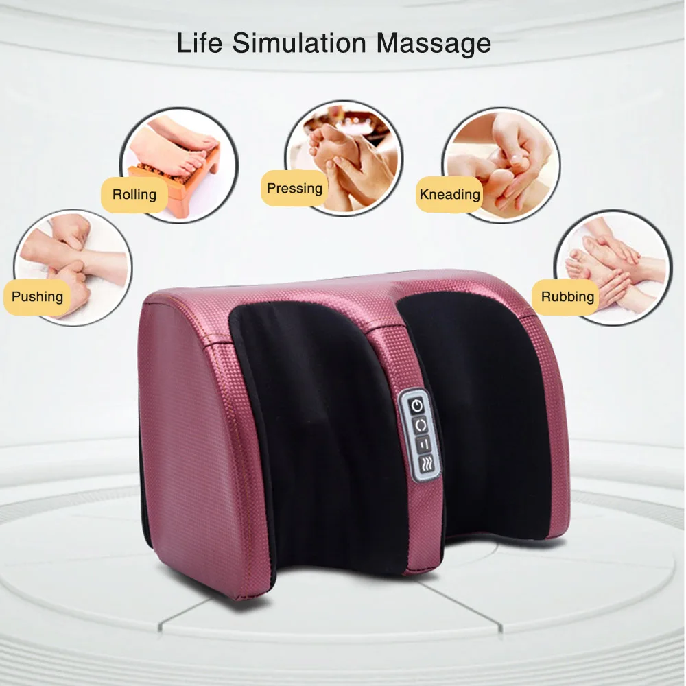 Foot Spa Leg Massager Machine Air Compression Heat Vibration Shiatsu Foot Electric Foot Massager