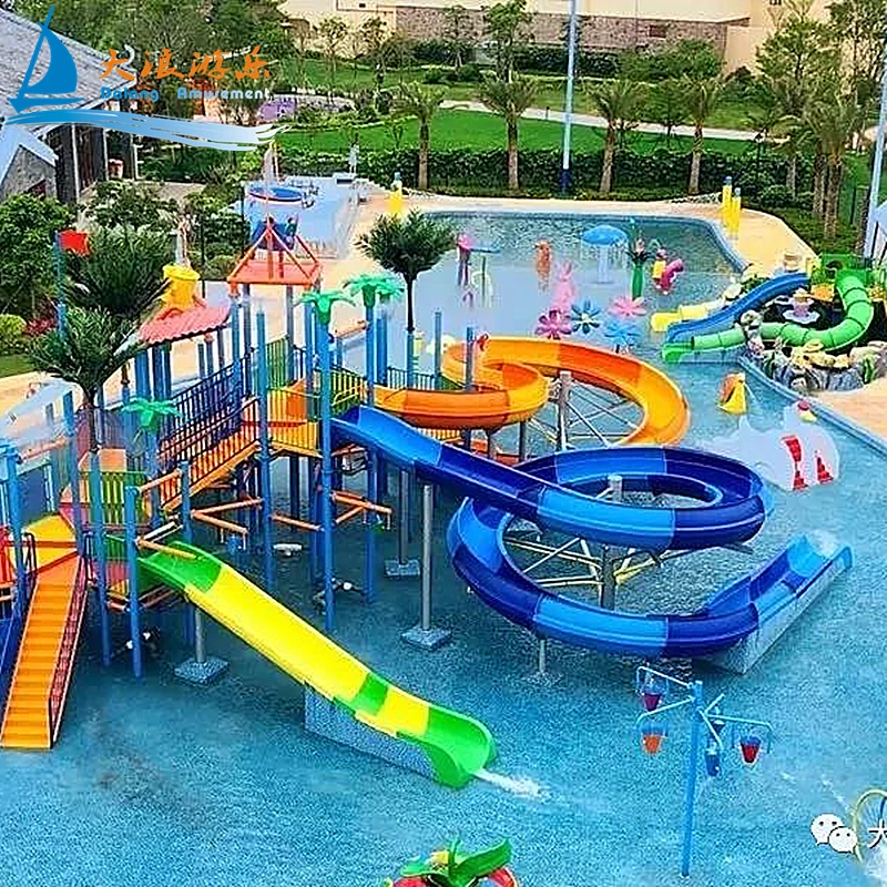 Commercial Water Slide Outdoor Water Playground Play Equipment with Price List Factory Manufacture Wholesale
