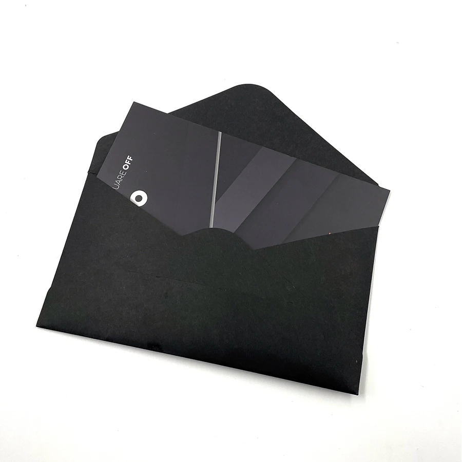 Custom Printing Black Gold Foil Small Business Thank You Note Cards For Shopping Paper Card With Logo