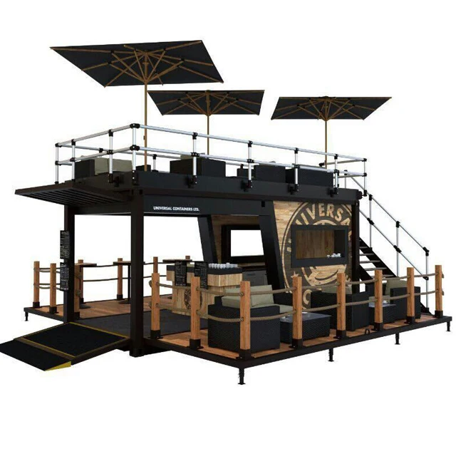 Выдвижной контейнер для бара и кофейни для сборных контейнеров для кофейни