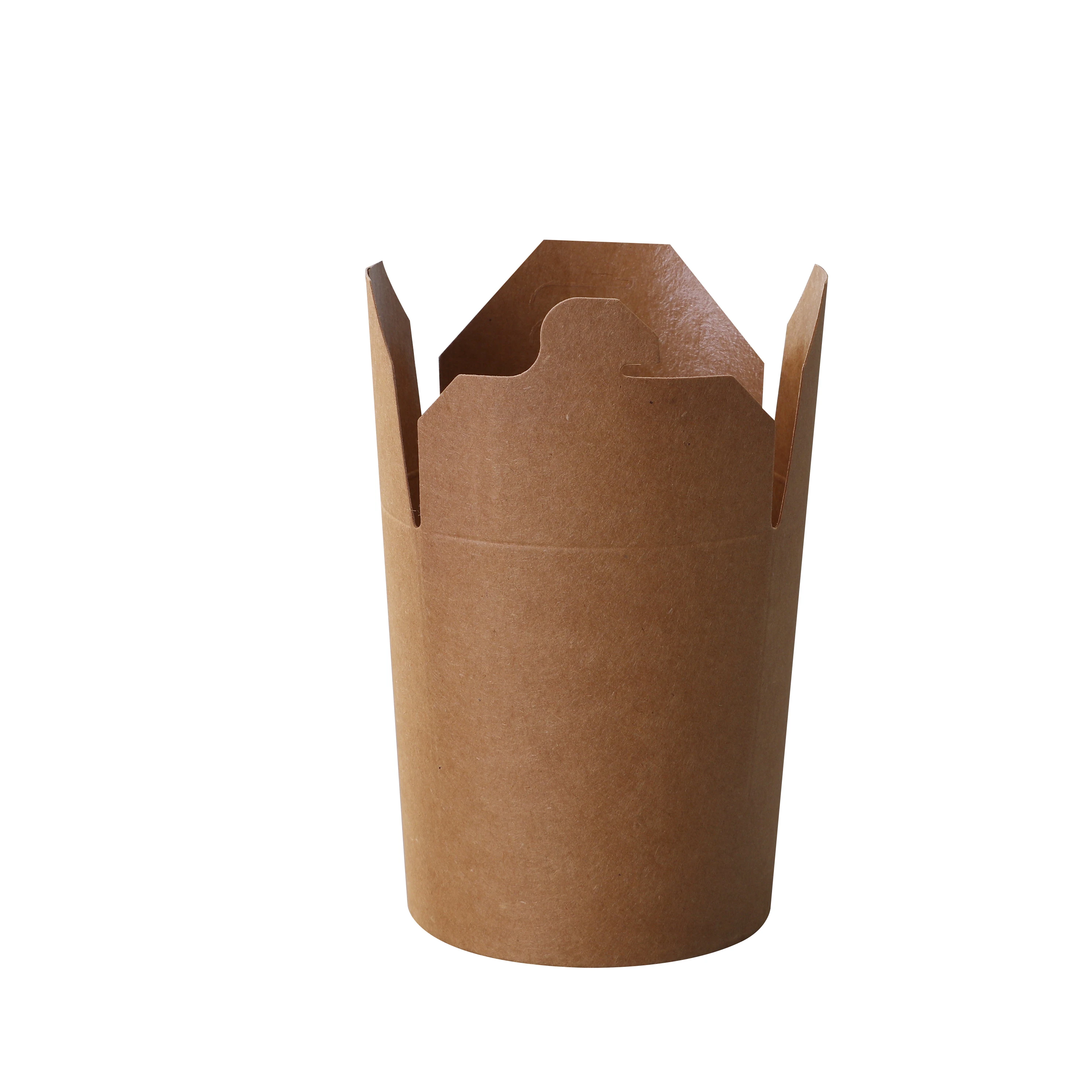 Custom Disposable Takeaway Togo Container Food Grade Restaurant Noodle Salad Packaging Box Take Out Containers