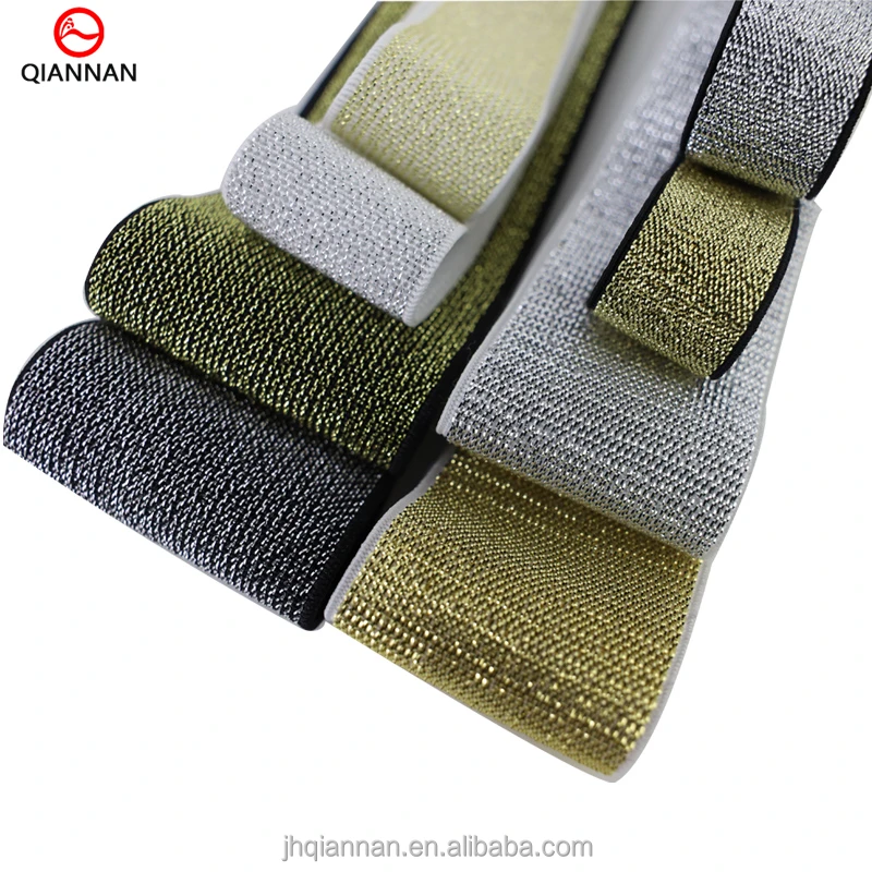 Manufacturers Directly for Spot Wholesale 1 inch 10-50mm Wide Gold and  Elastic Belt Waist Skirt Waist Elastic Accessories
