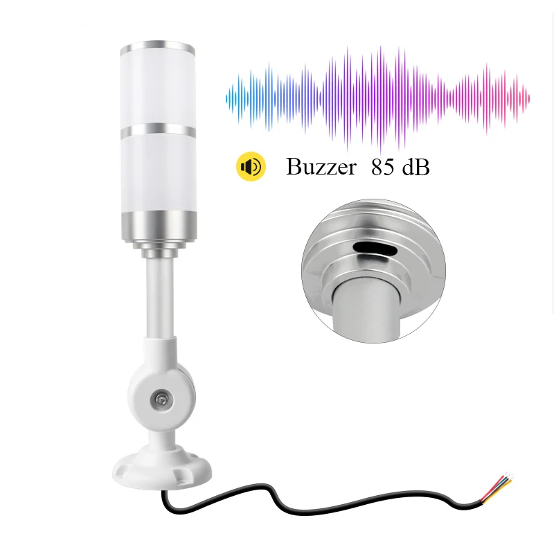 NHM Two-layer signal lamp 5V 12V 24V Manufacturer Industrial CNC Milling Machine Equipment Multi Layer LED Signal Tower Light