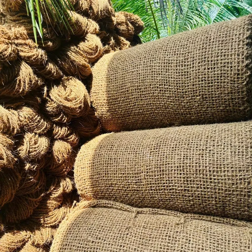 2024 Factory Direct Export Eco-Friendly Coconut Coir Net from Vietnam Erosion Prevention 2m*20m Competitive Product Price