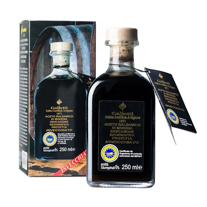 Высококачественный традиционный итальянский бальзамический уксус с примесью Modena 6%