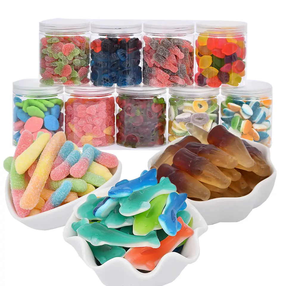 Chinese Custom Wholesale Halal Bulk Snacks Jelly Gummy Sweets and Candies