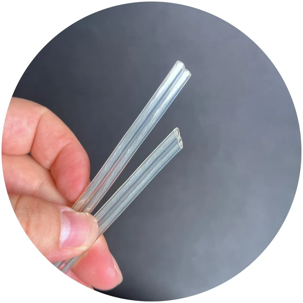 90m roll copper 16AWG 2PIN PVC transparent cable Electronic wire for led neon sign