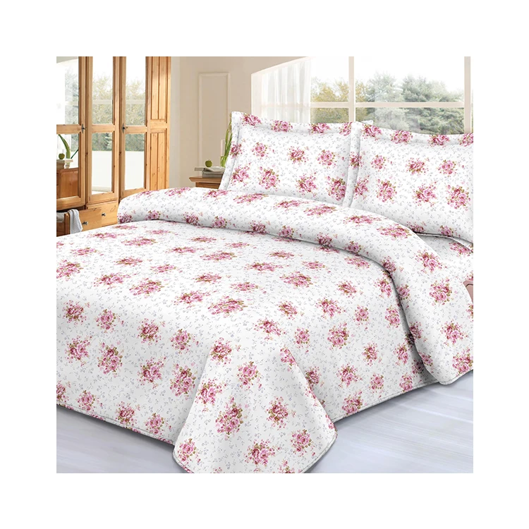 
home textile 100% polyester brushed bed sheet fabric textile manufactures 