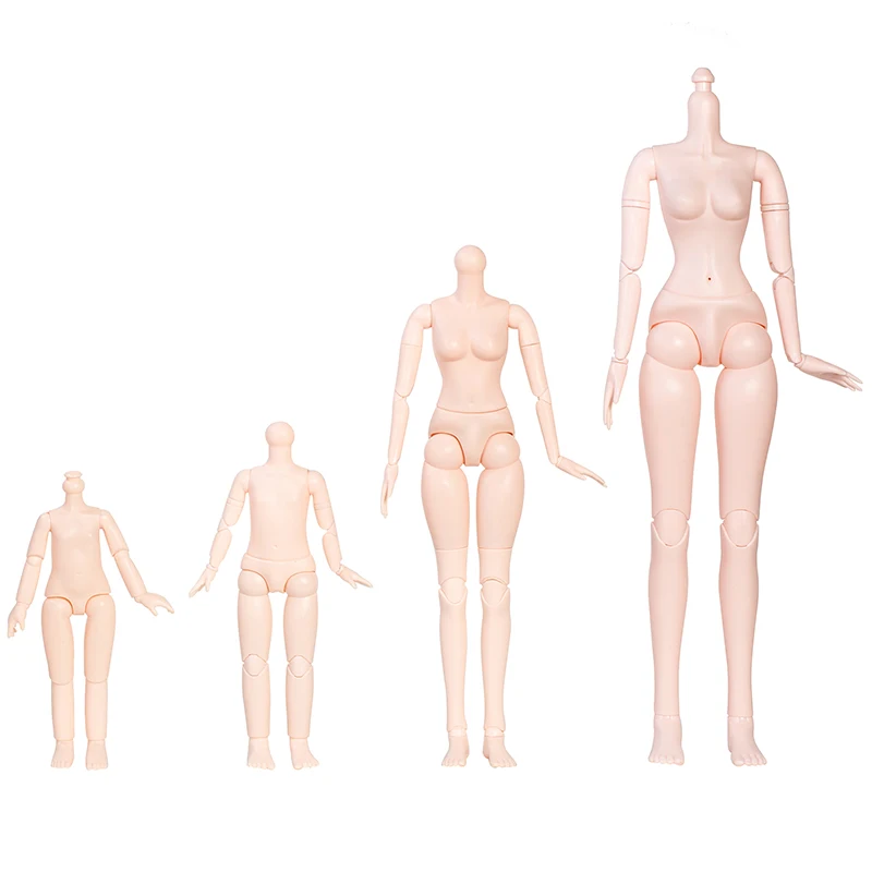 Factory Make Custom Ball Jointed Plastic Doll Bodies,1/3 1/4 Bjd Doll Accessories 9 Inch Naked Ball Jointed Doll Body
