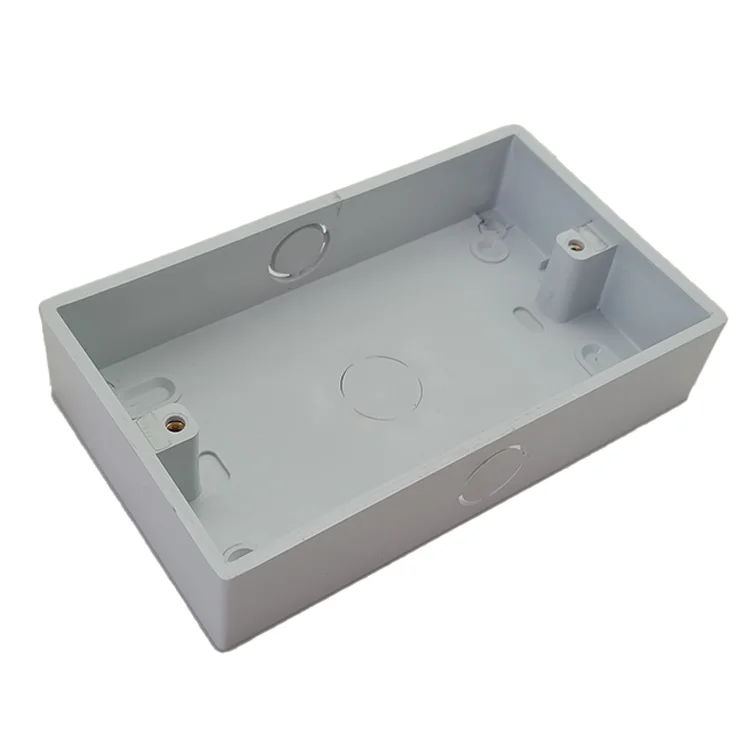 VNX J-118 type 50H PVC mounting box Electrical enclosure white switch socket box junction box