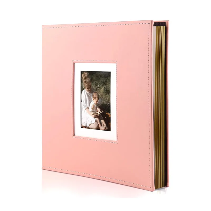 Wholesale Leather Cover Photo Albums Large Capacity Wedding Family Photo Album Scrapbook