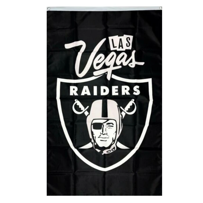 
Custom High Quality Las Vegas Raiders NFL Raider Nation Flag 3x5 ft banner 