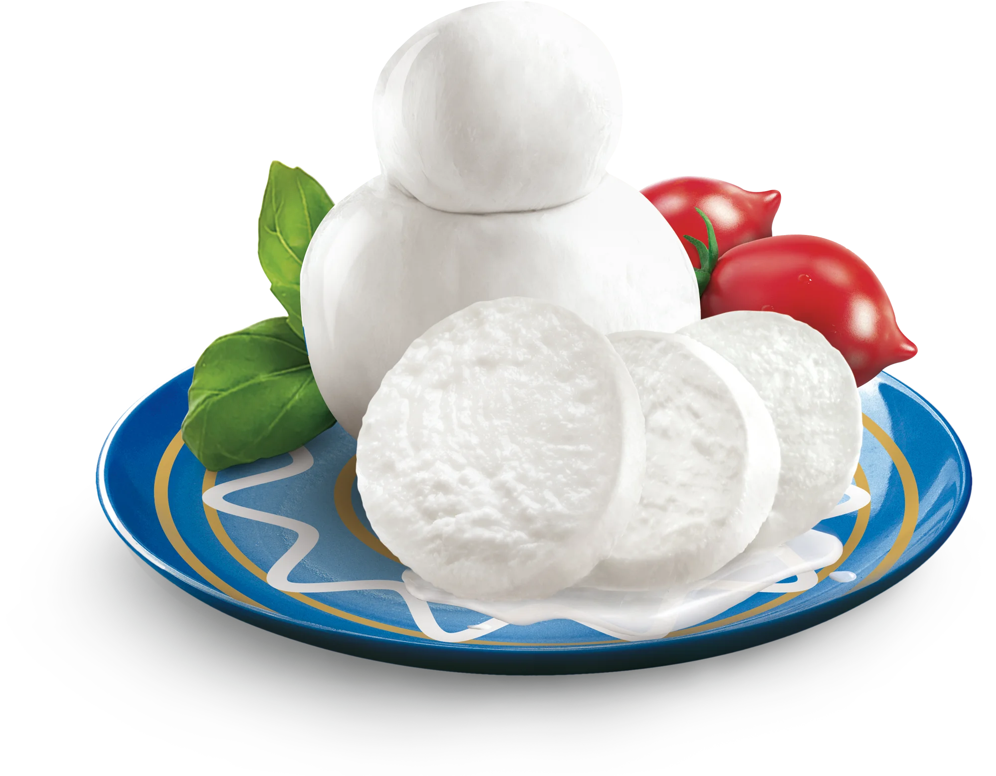 Made In Italy Milky White Color Lactose-Free Full-Bodied Mozzarella Cheese Use Selected Lactic Ferments
